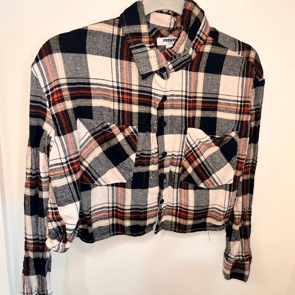Cropped flannel